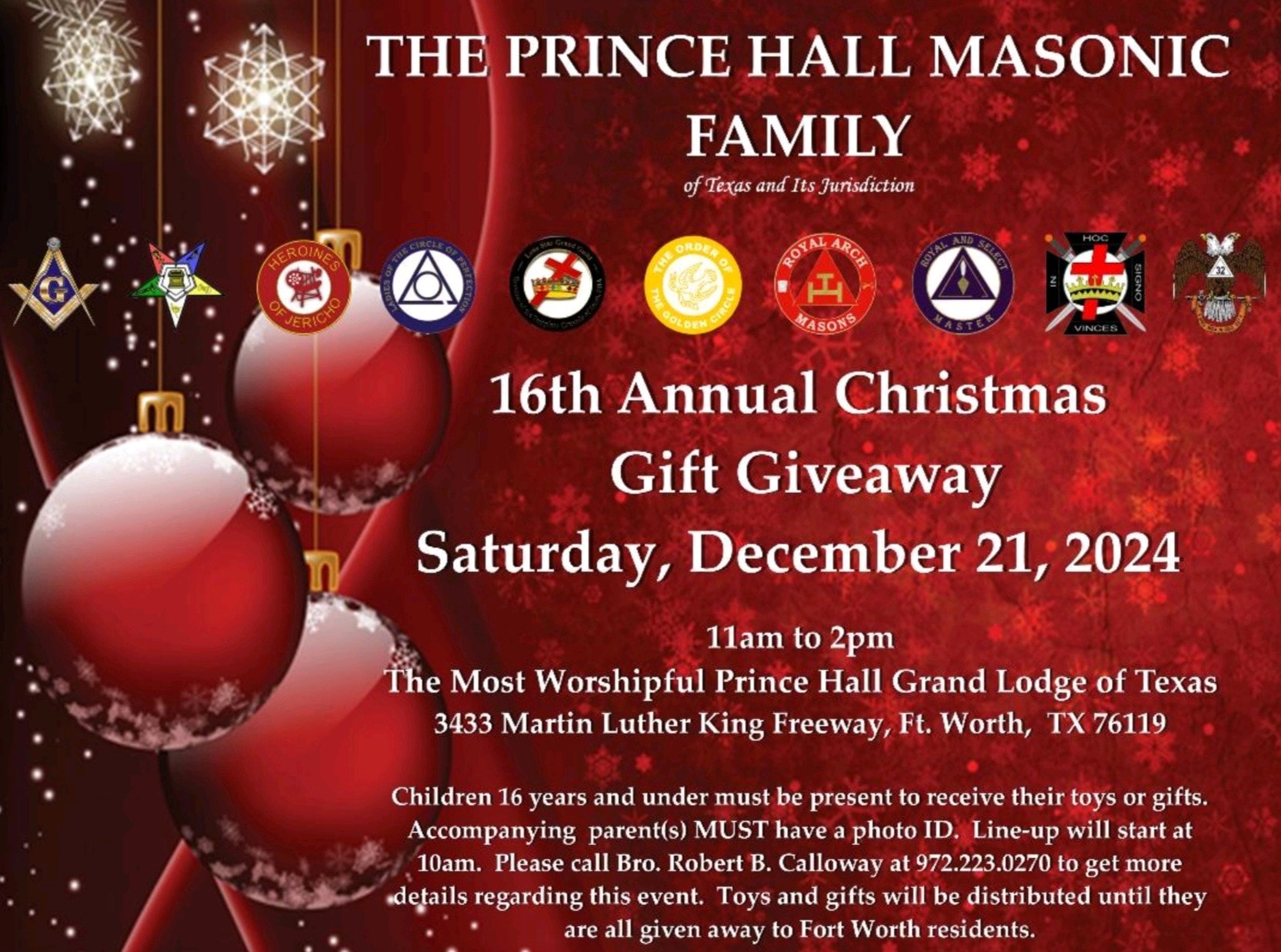 16th Annual Christmas Gift Giveaway