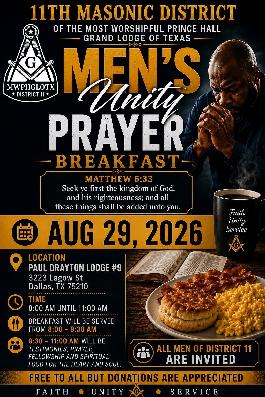 Men’s Unity Prayer Breakfast